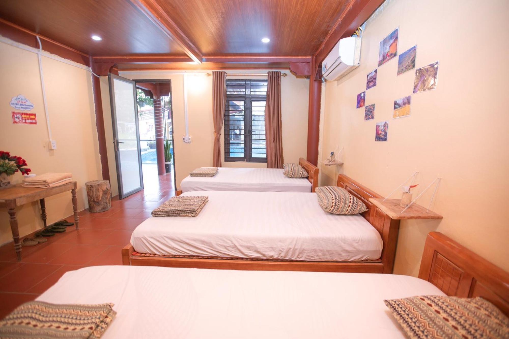 Milk Milk Homestay Yen Minh Rom bilde